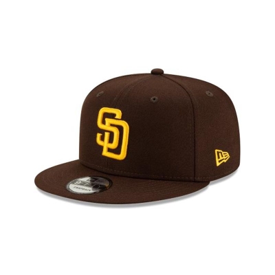 San Diego Padres Gorra | New Era MLB Basic Snap 9fifty Snapback Cap Mexico - Marrom